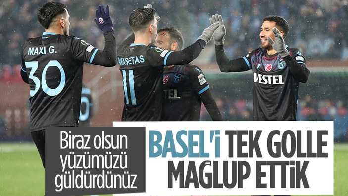 Trabzonspor, Basel'i tek golle mağlup etti
