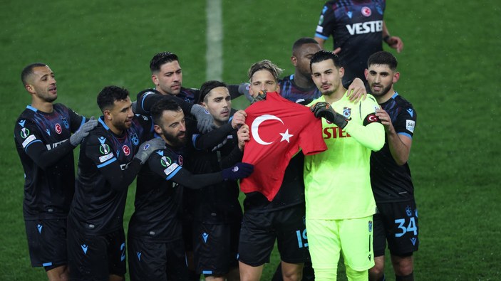 Trabzonspor'dan duygulandıran gol sevinci