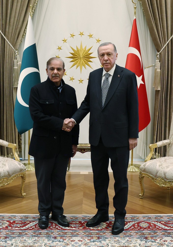 Cumhurbaşkanı Erdoğan, Pakistan Başbakanı Şerif
