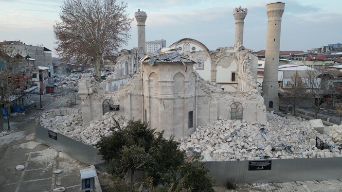 Malatya'daki yıkım havadan görüntülendi