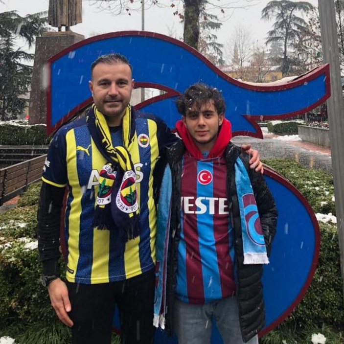 Fenerbahçeli taraftar Trabzonspor Şamil Ekinci Müzesi’nde